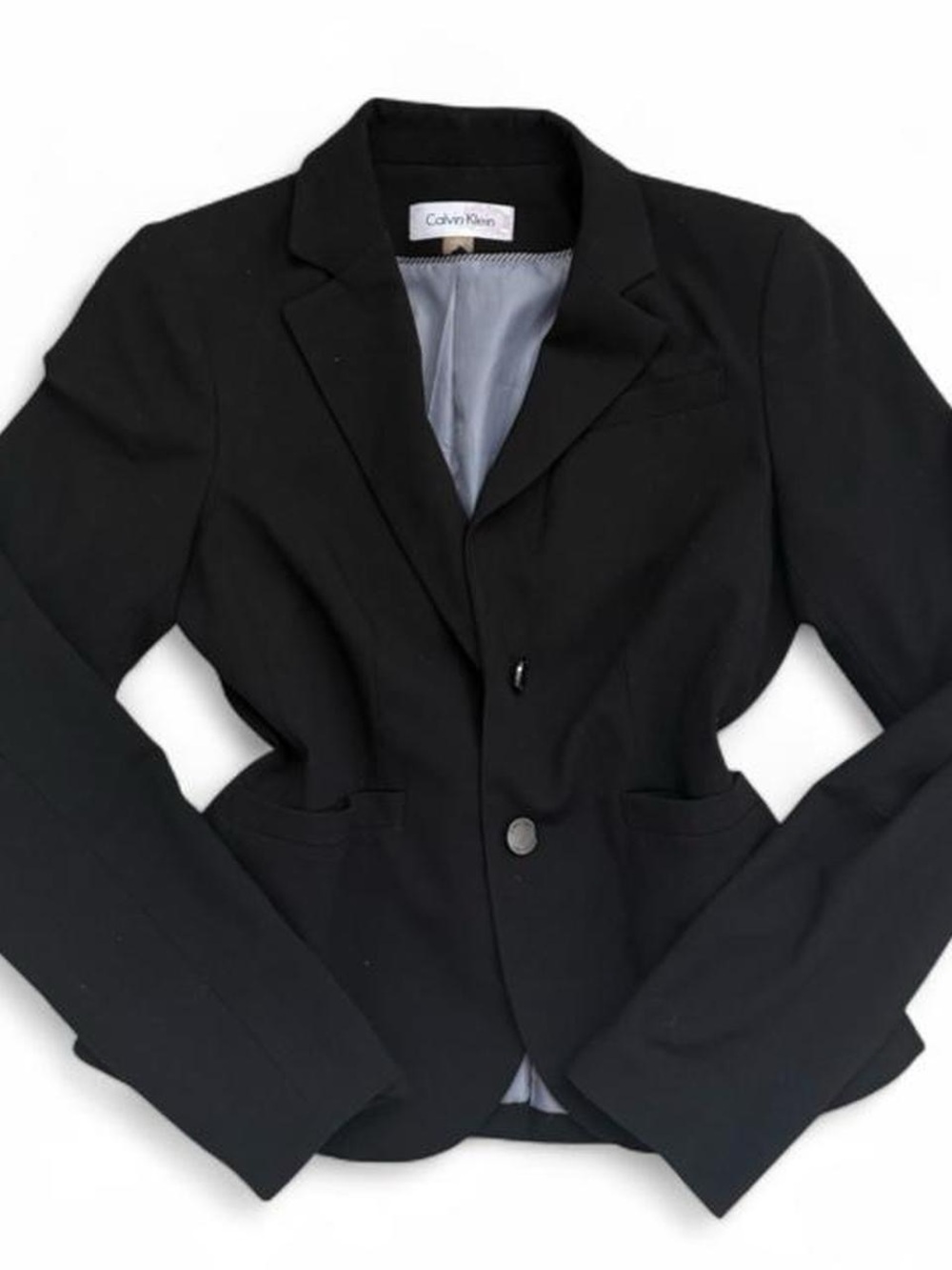 Calvin Klein Black Women's Fitted Blazer